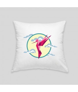 Coussin colibri