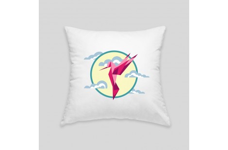 Coussin colibri